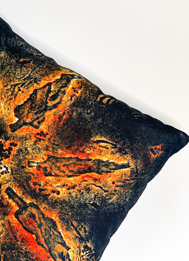 Pillow "With the sun. Tuscany"