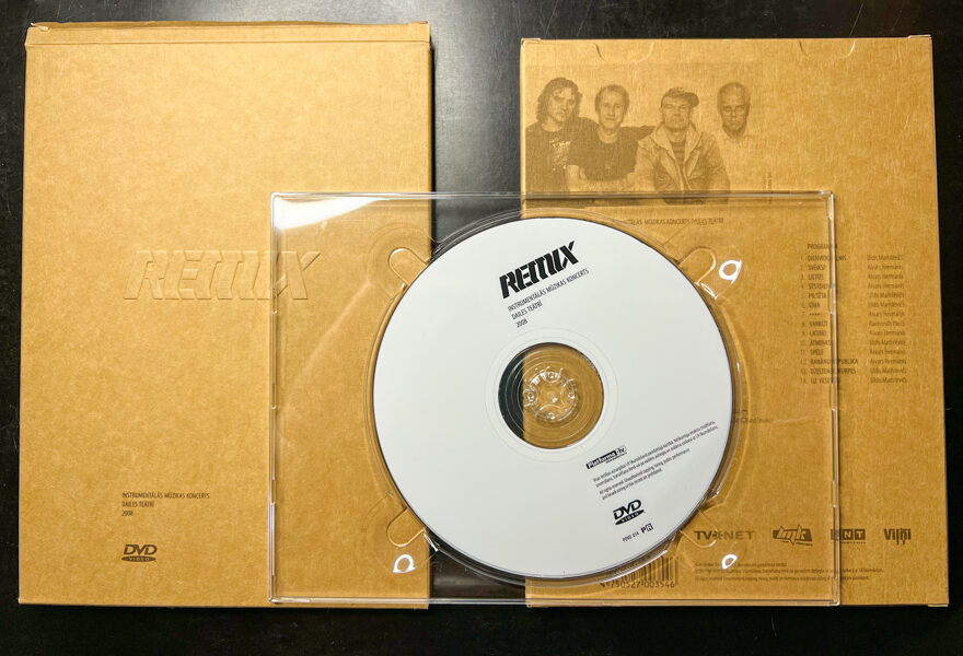 Grupa REMIX DVD Instrumentālās mūzikas koncerts Dailes teātrī / 2008