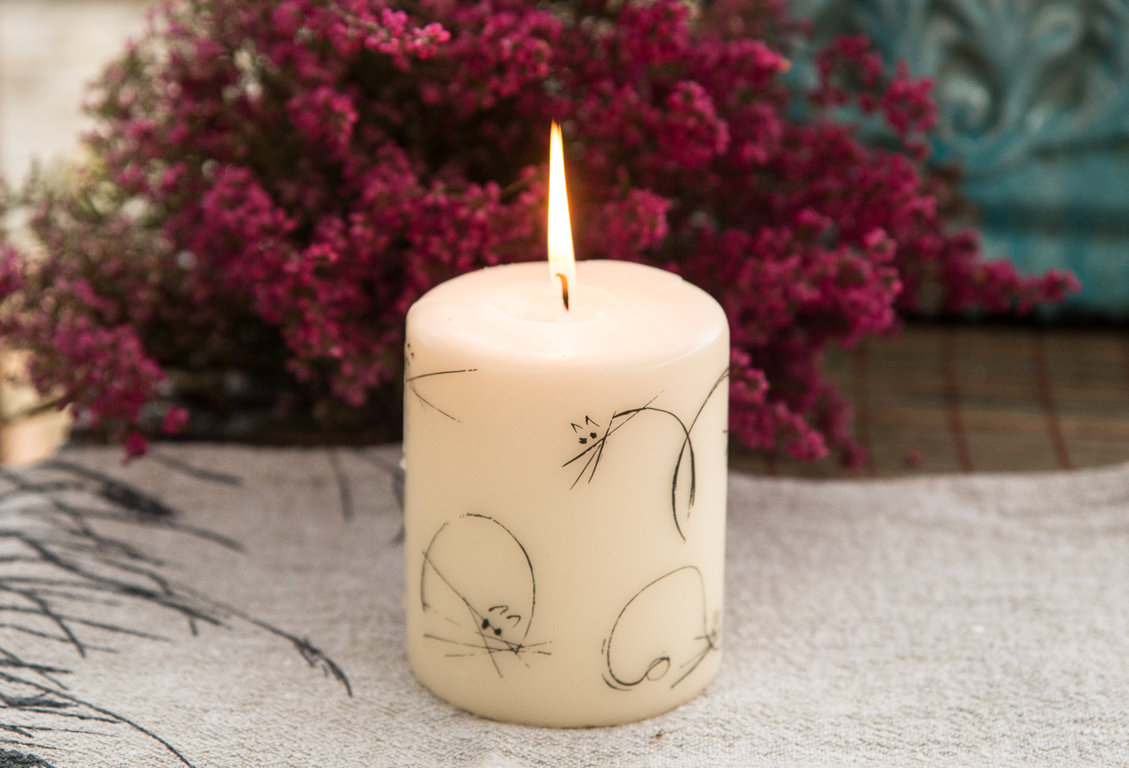Candle "Cats"